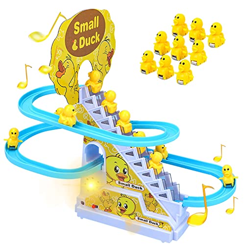 Electric Duck Roller Coaster Toy with Lights & Music