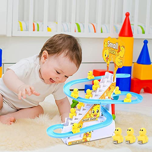 Electric Duck Roller Coaster Toy with Lights & Music