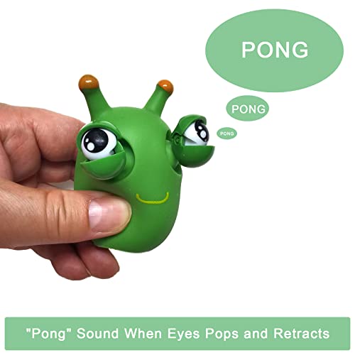 Pop-Out Grass Worms Squeeze Fidget Toy Set