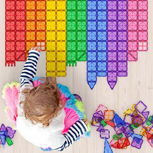 Magnetic Building Tiles for Kids Ages 3-7
