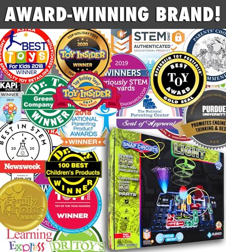 Snap Circuits LIGHT STEM Electronics Exploration Kit