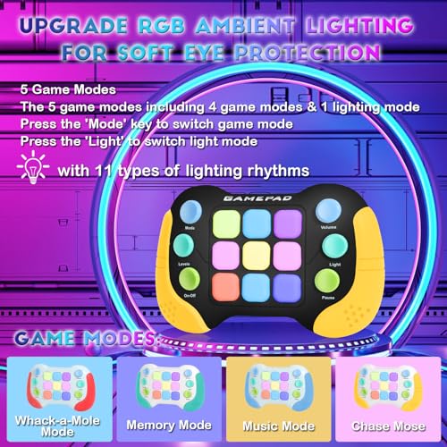 AOTIBO Flashing Push Game Fidget Toy for All