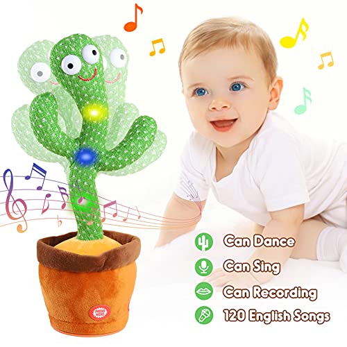 Dancing Talking Cactus Plush Toy for Kids