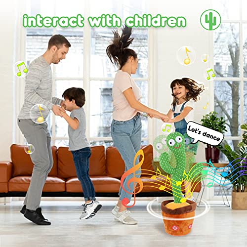 Dancing Talking Cactus Plush Toy for Kids