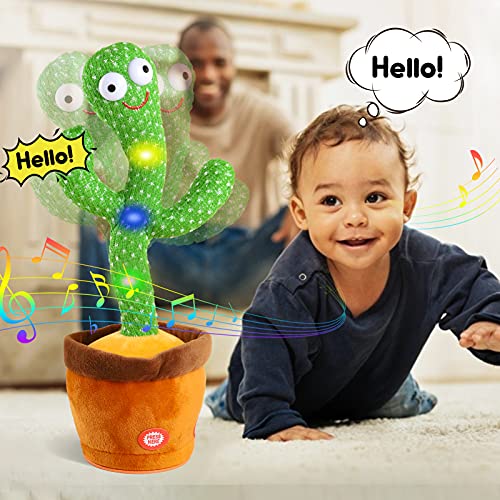 Dancing Talking Cactus Plush Toy for Kids