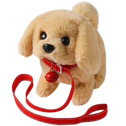 Interactive Plush Golden Retriever Toy for Kids