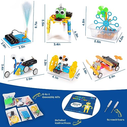 STEM Robotics Kit for Kids - 6 Fun Projects