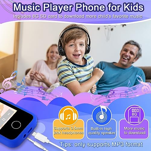 Kids Learning Smartphone for Ages 3-10 - Blue