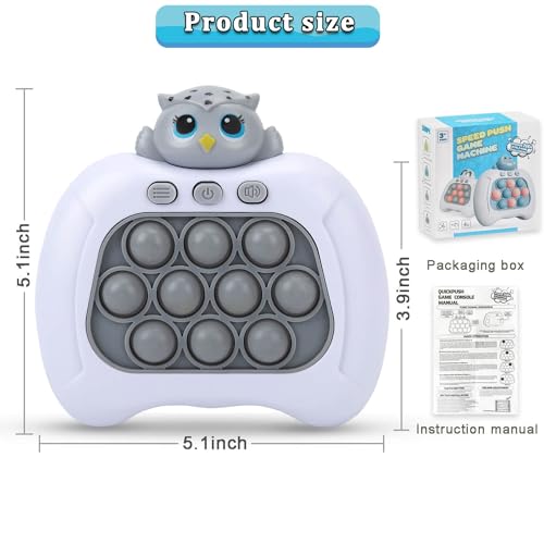 Light-Up Push Bubble Fidget Game for Kids