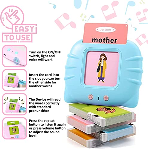 Interactive Talking Flash Cards for Kids - 112 Cards