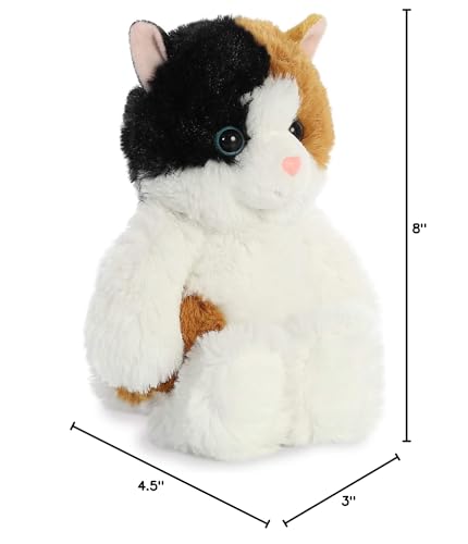 Aurora Cuddly Friends 8" White Esmeralda Cat