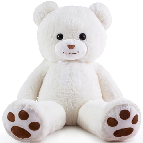 Giant 3 Feet White Teddy Bear Plush Toy