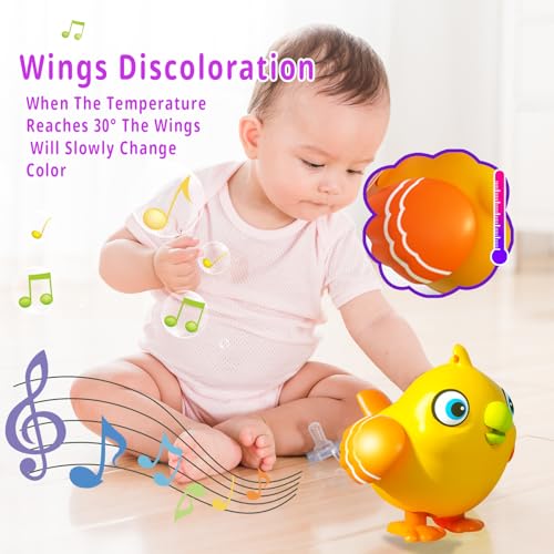 QOGELY Talking Bird Toddler Toy, Interactive Musical Pet