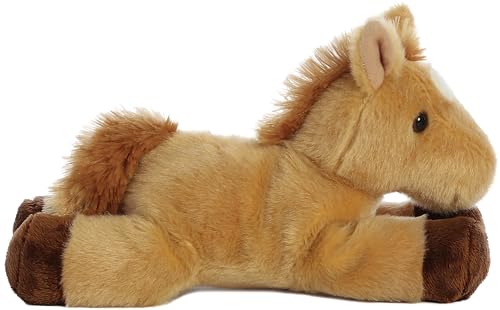 Aurora Mini Flopsie Prancer Stuffed Animal - Brown