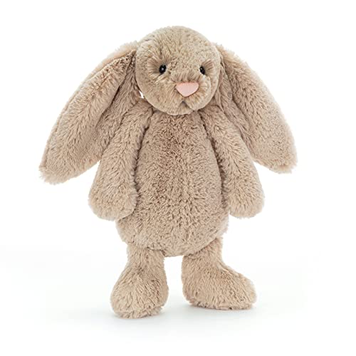 Bashful Beige Bunny Medium Stuffed Animal Toy