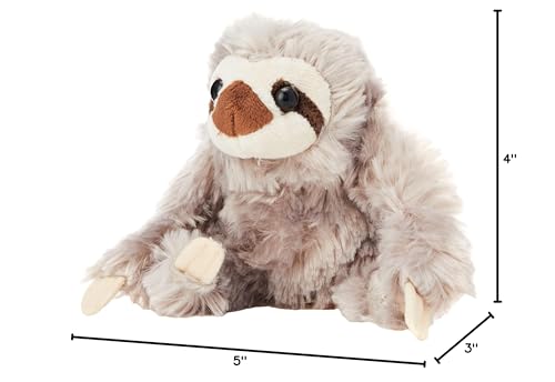 Wild Republic Pocketkins Sloth Plush Toy, 5 Inches
