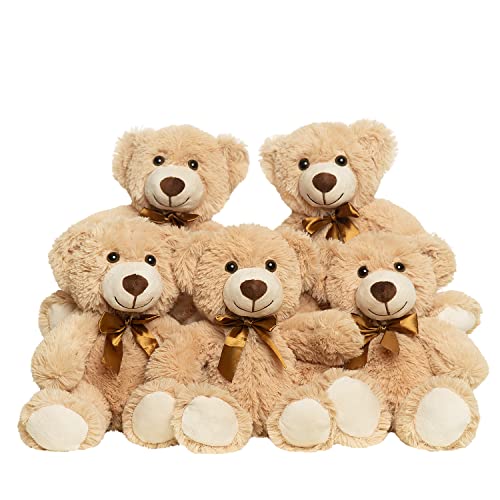 Bulk Teddy Bear Stuffed Animals - 5 Pack