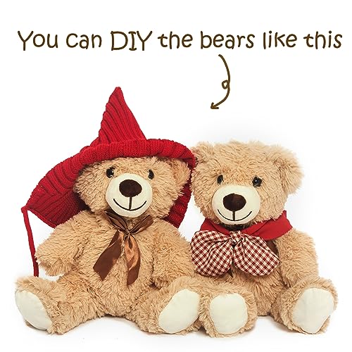 Bulk Teddy Bear Stuffed Animals - 5 Pack