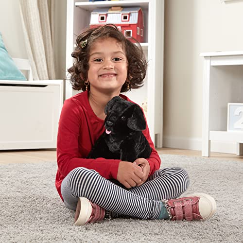 Melissa & Doug Extra Large Black Lab Plush Toy
