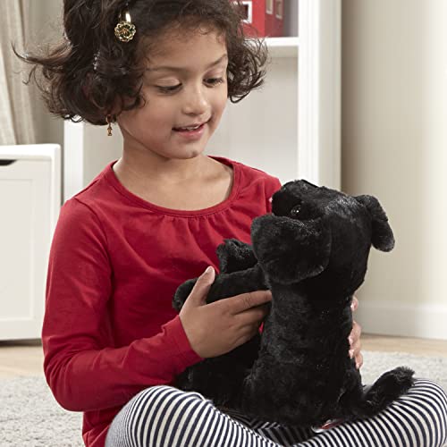 Melissa & Doug Extra Large Black Lab Plush Toy