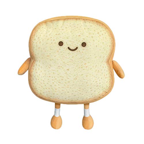 Funny Toast Bread Plush Toy Pillow - Golden