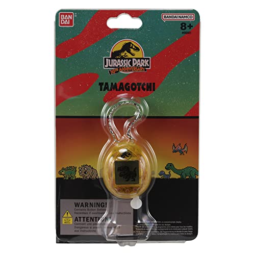 Jurassic Park Tamagotchi Nano - Dinosaur Amber Version