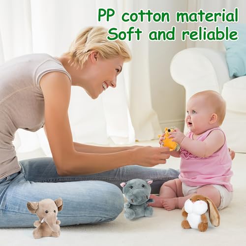 Mini Stuffed Forest Animals - 12 Pack Plush