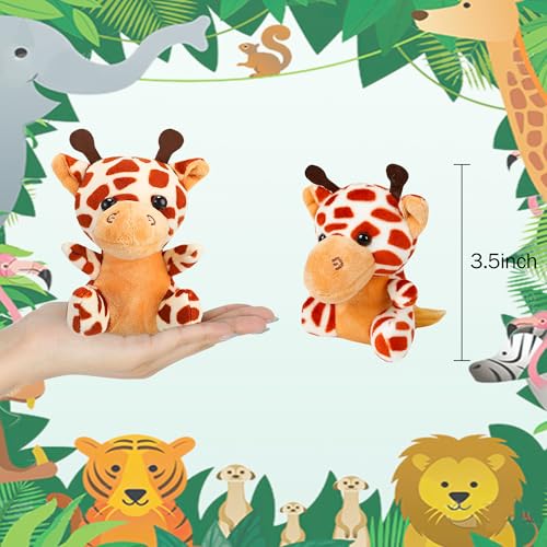Mini Stuffed Forest Animals - 12 Pack Plush
