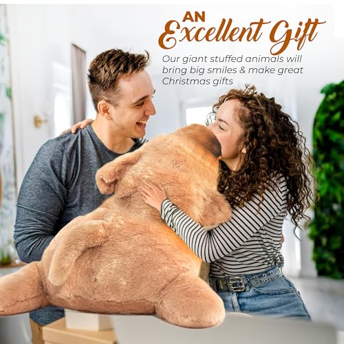 Giant Plush Dog Body Pillow for Kids