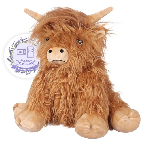 SuzziPals Lavender Cow Plush Stuffed Animal