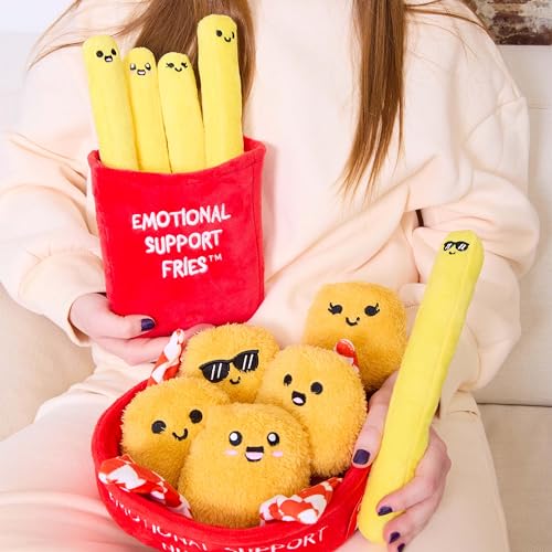 Emotional Support Fries Plush Cuddly Stuffed Toy