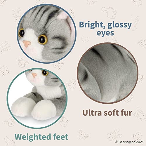 Bearington Lil’ Socks 8-Inch Cat Plush Toy