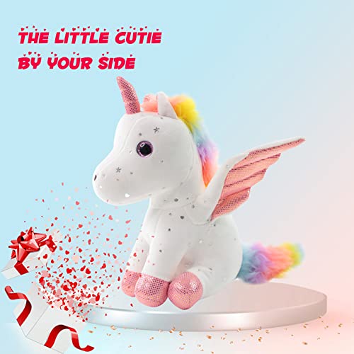 Adorable 8" Unicorn Plush Toy for Kids