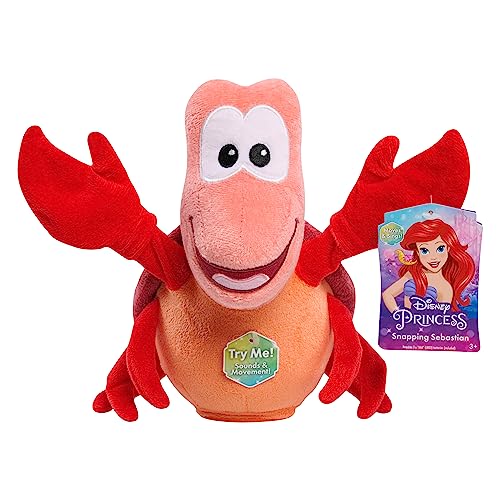 Disney Princess Singing Sebastian Plush Toy - 10 Inch