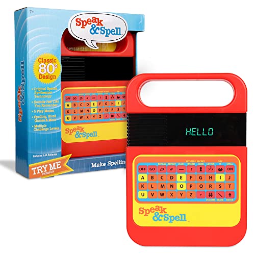 Retro Speak & Spell Electronic Learning Game - Ages 7+