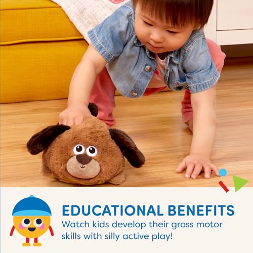 Interactive Plush Crawling Dog Toy for Toddlers