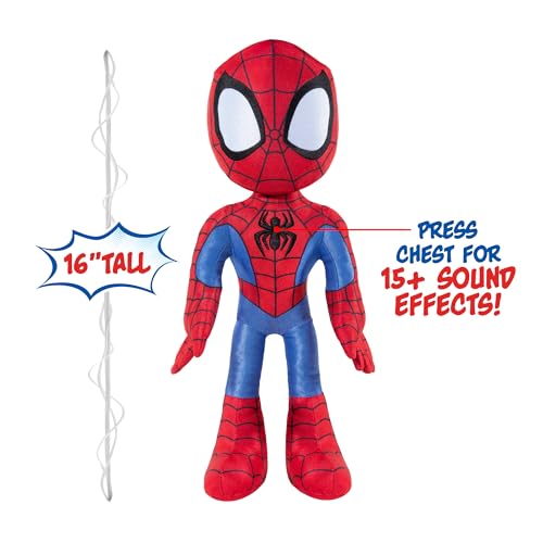 Talking 16-Inch Spidey Plush with 16 Phrases