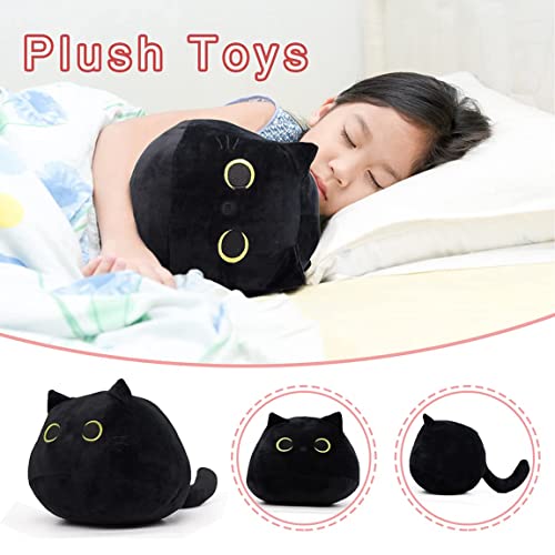 Black Cat Plush Toy: Soft Stuffed Animal