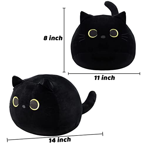 Black Cat Plush Toy: Soft Stuffed Animal