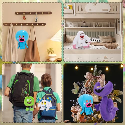 Cute Monster Plush Toys - Set of 5
