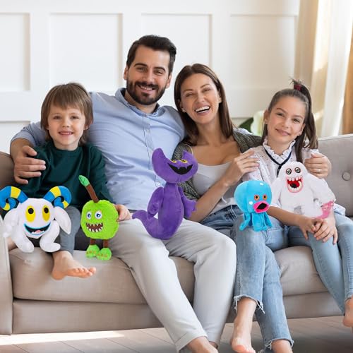 Cute Monster Plush Toys - Set of 5