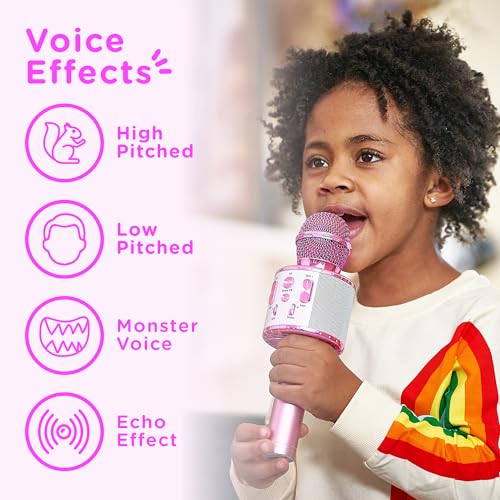 Kids Karaoke Microphone with Bluetooth & Nursery Rhymes