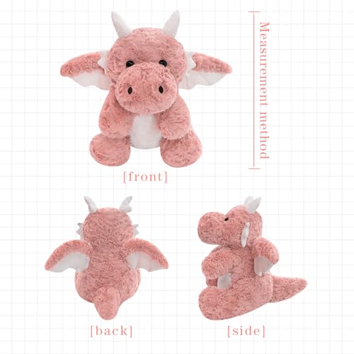 SUSULF Little Flying Dragon Plush Toy - Pink