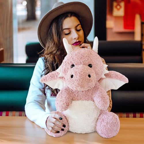 SUSULF Little Flying Dragon Plush Toy - Pink