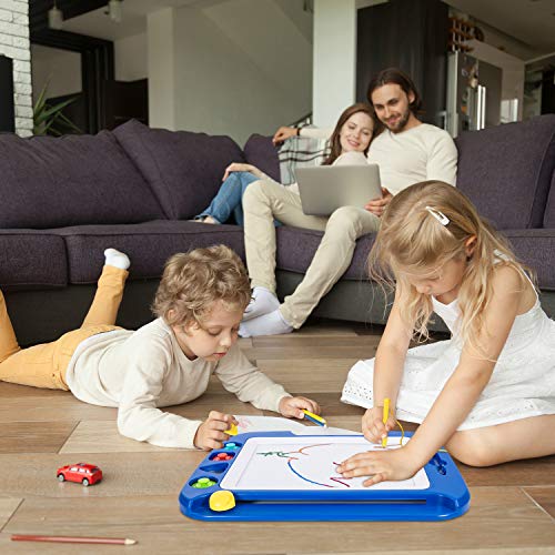 SGILE 16" Magnetic Drawing Board with Stamps