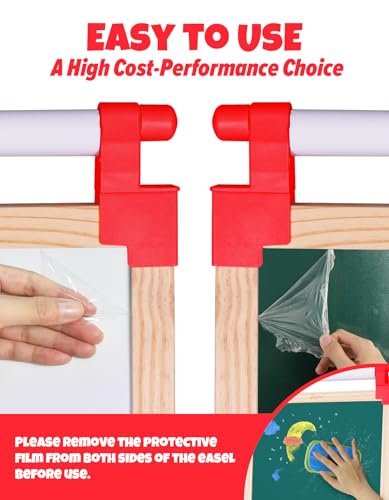 Wooden Magnetic Double-Sided Art Easel for Kids