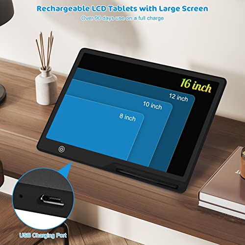 Colorful 16-Inch LCD Doodle Board for Kids