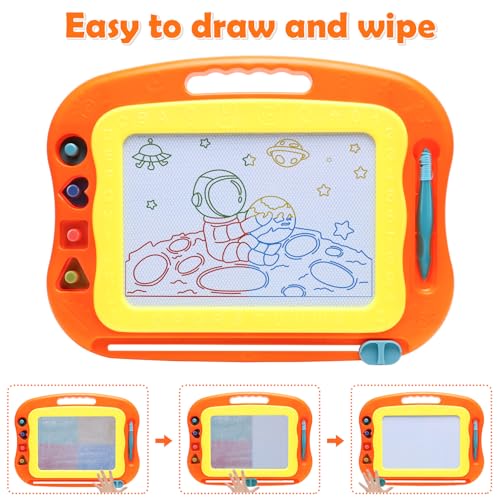 15-Inch Magnetic Drawing Board for Kids