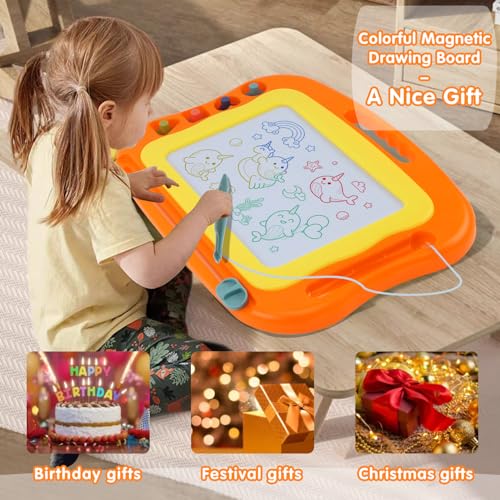 15-Inch Magnetic Drawing Board for Kids