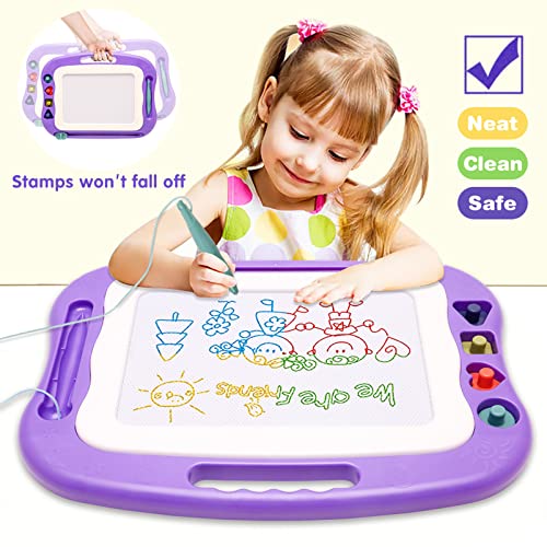 Wellchild Magnetic Drawing Board for Toddlers and Kids